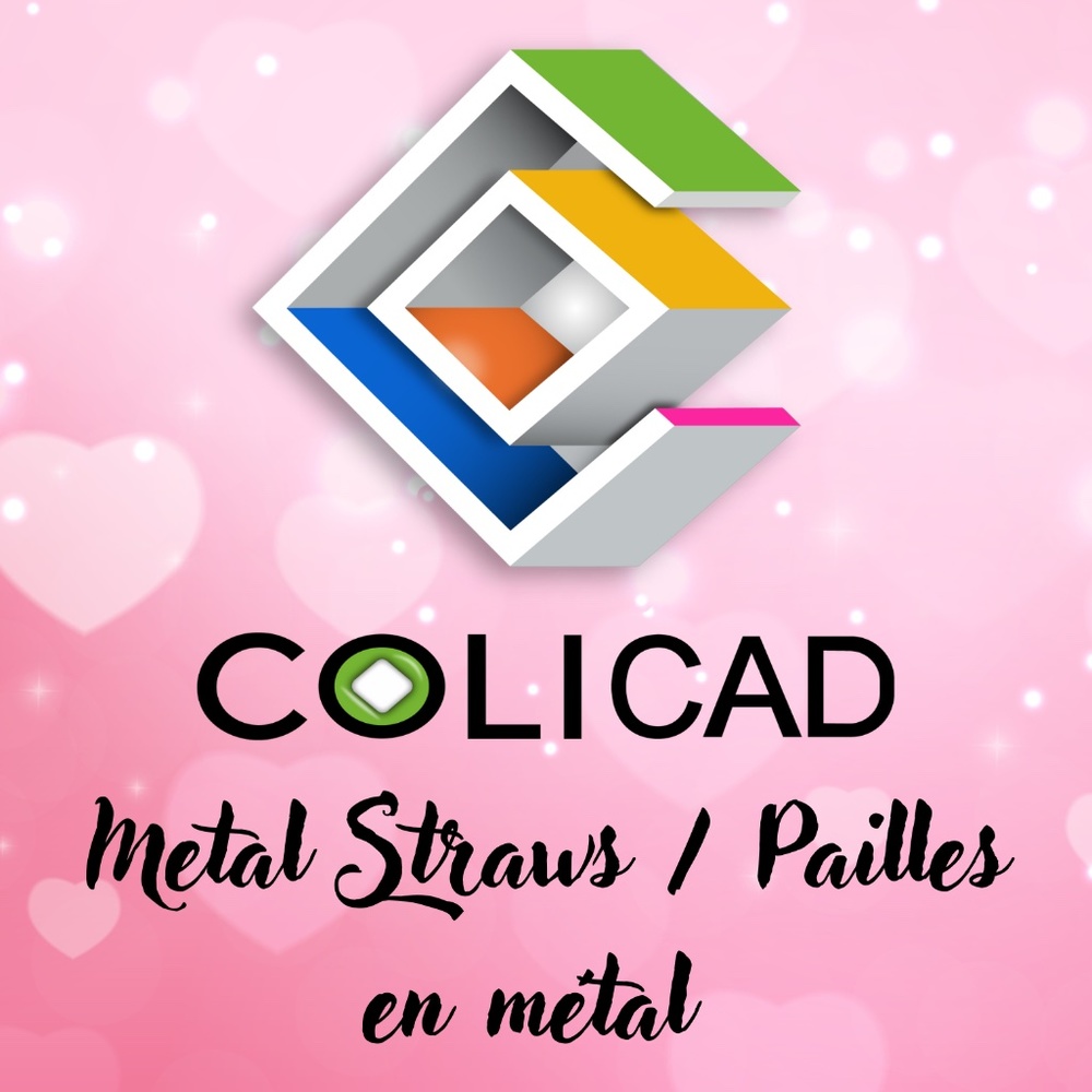 🆕 NEW Colicad Metal Straws Pailles en métal BOUTIQUE - Get 15$ Off